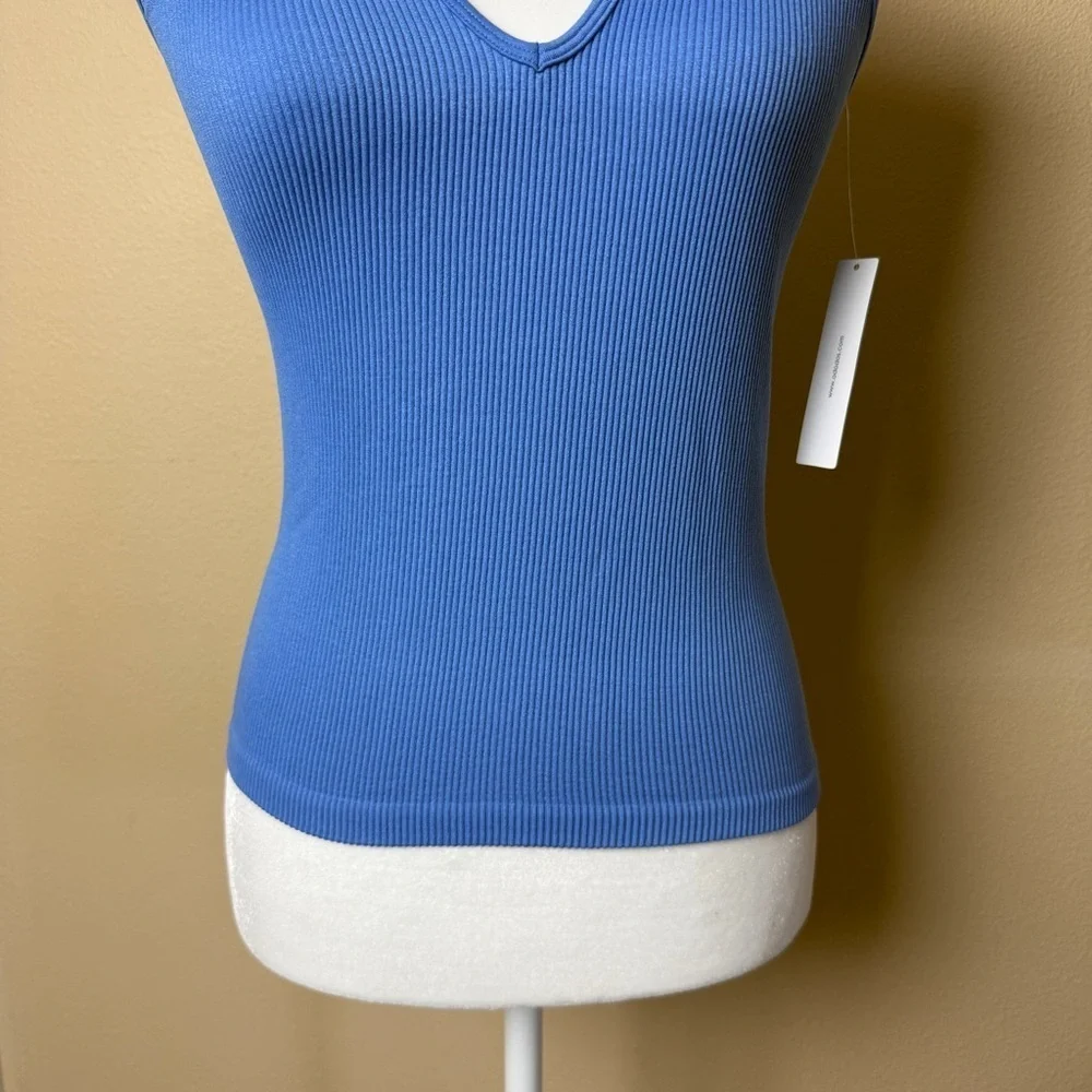 Ododos Ribbed Tank Top Racerback Size ML - Picture 3 of 8